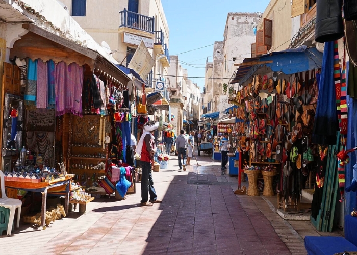 Chợ Djemaa el-Fna ở Morocco. Ảnh: BlogAnChoi