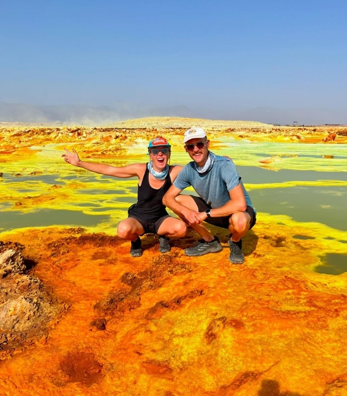 Danakil Depression điểm tham quan cực kì nổi tiếng tại Ethiopia. Ảnh: exploretraveloasis