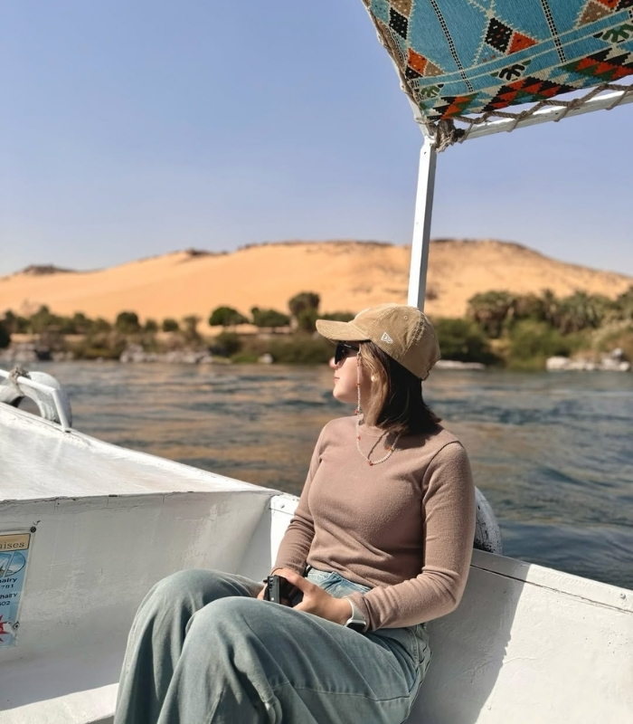 Aswan hành phố bên sông Nile. Ảnh: finding_chiselle