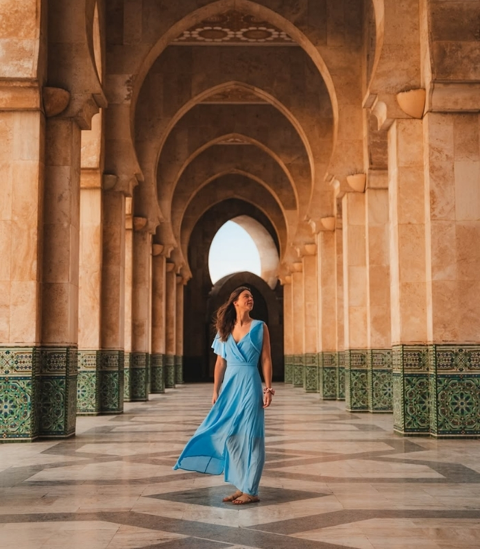 Casablanca gây ấn tượng với sự kết hợp hài hòa. Ảnh: bradflowerss