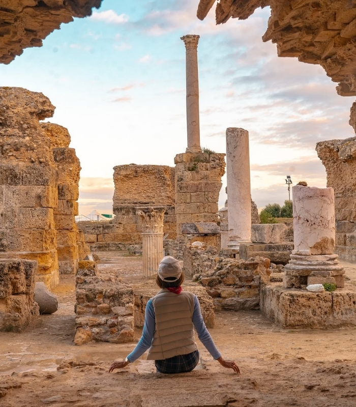 Thành cổ Carthage huyền thoại. Ảnh: twinktraveller