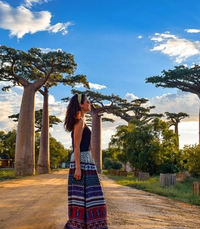 Đại lộ Cây Baobab được chiêm ngưỡng cảnh quan thiên nhiên kỳ vĩ. Ảnh: mariamyoussef15