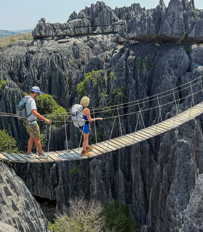Công viên Tsingy de Bemaraha nằm tại vùng Melaky. Ảnh: theandreacannon