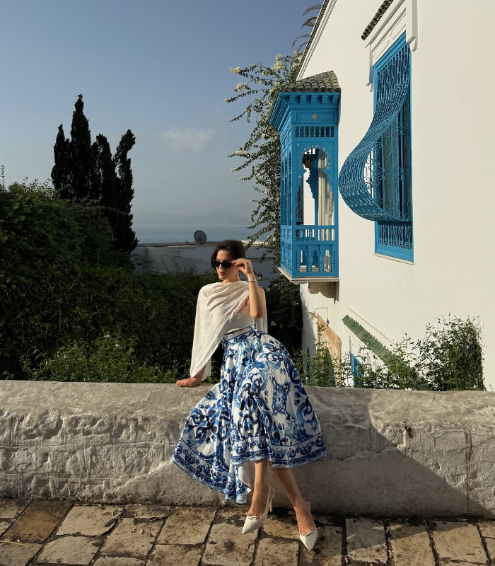 Làng biển Sidi Bou Said. Ảnh: dina_sarraj