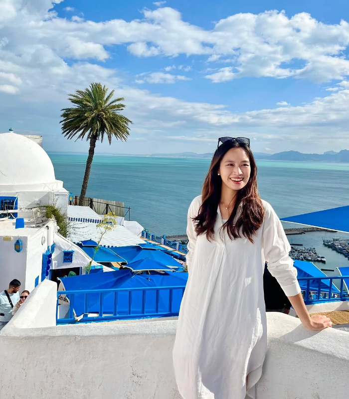 Khu phức hợp tôn giáo Sidi Bou Said. Ảnh: i.am.hyerin