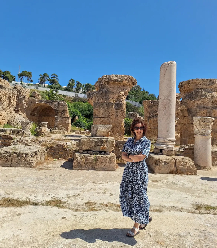Nhà hát và đấu trường Carthage. Ảnh: lingligirl