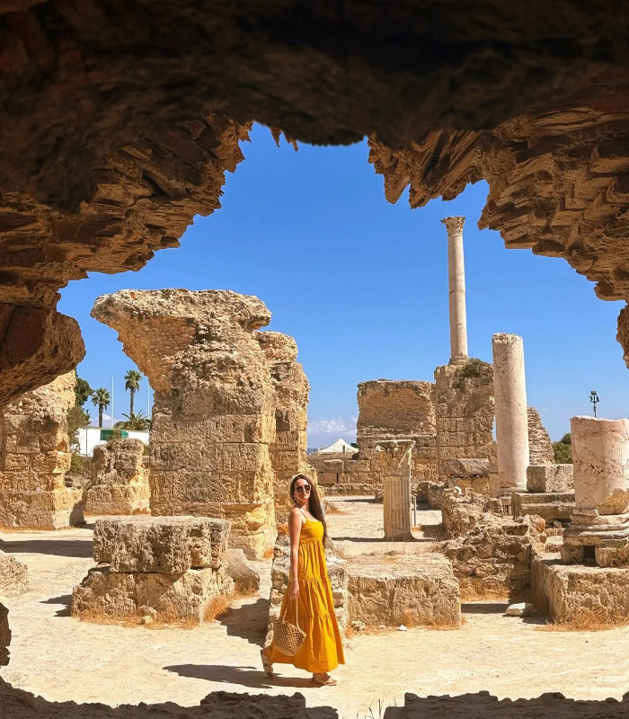 Kiến trúc và quy hoạch Thành cổ Carthage. Ảnh: renata_zambori