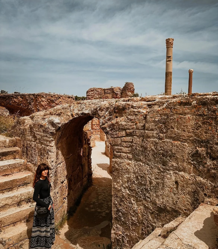 Carthage nằm ở việc các công trình La Mã. Ảnh: claudiexplores