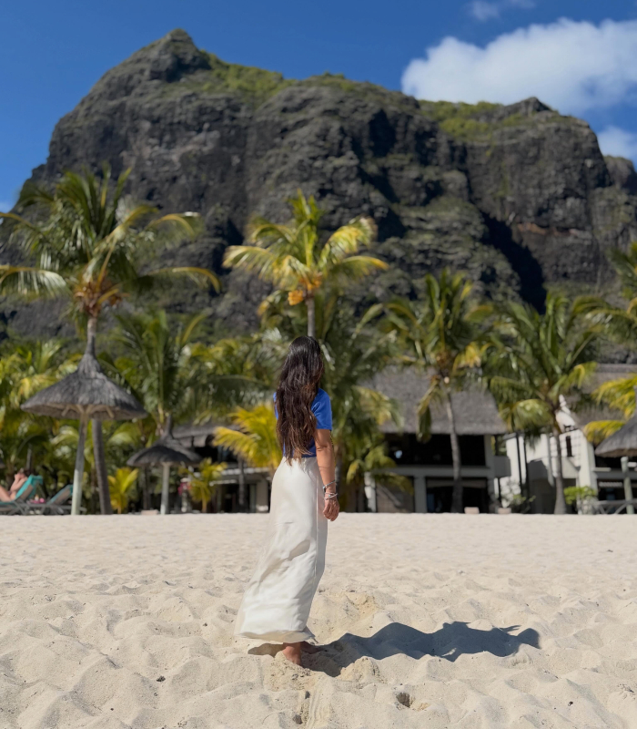 Cảnh quan bãi biển Le Morne. Ảnh: alediste_