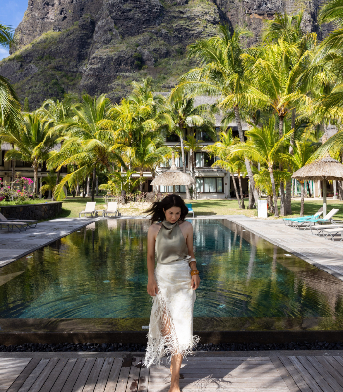Cảnh quan bán Đảo Le Morne. Ảnh: feliciaparan